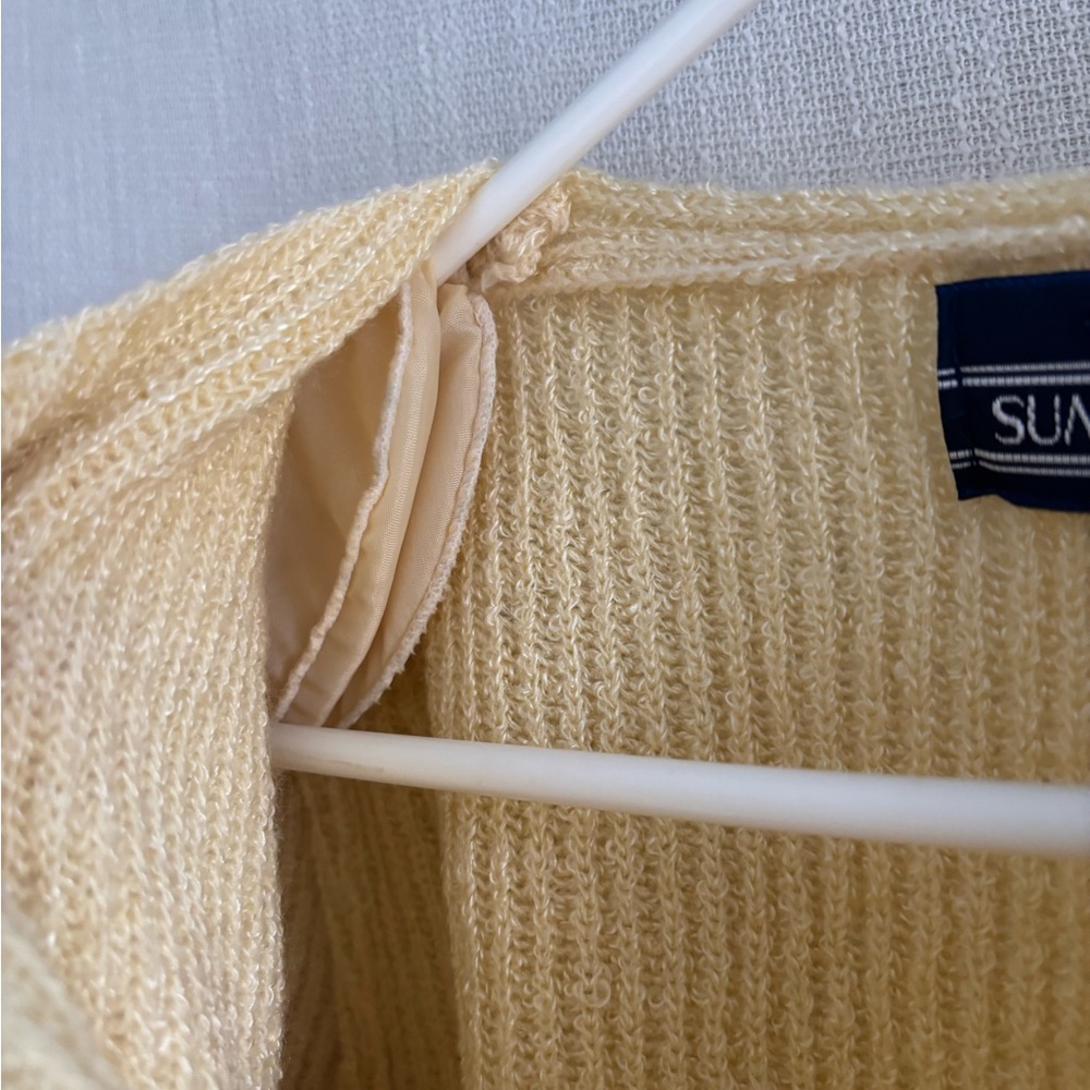 Yellow Sweater with Button Detail - Picture 3 of 3